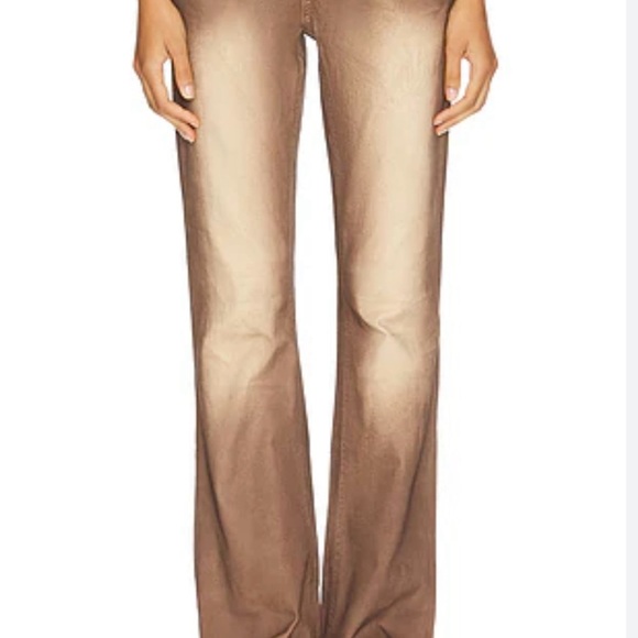 Jaded London Slim Stretch Bootcut Jeans Size W32 Pink/Brown/ Tan - Picture 4 of 9